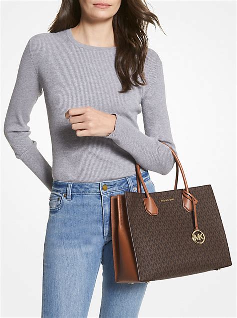 michael kors embossed mercer tote|michael kors mercer large.